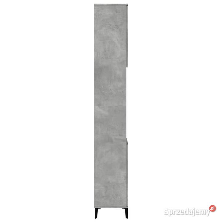 Szafka łazienkowa szarość betonu 30x30x190
