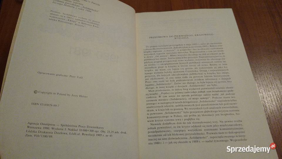 Solidarność 19801981 geneza i historia Jerzy Gdańsk