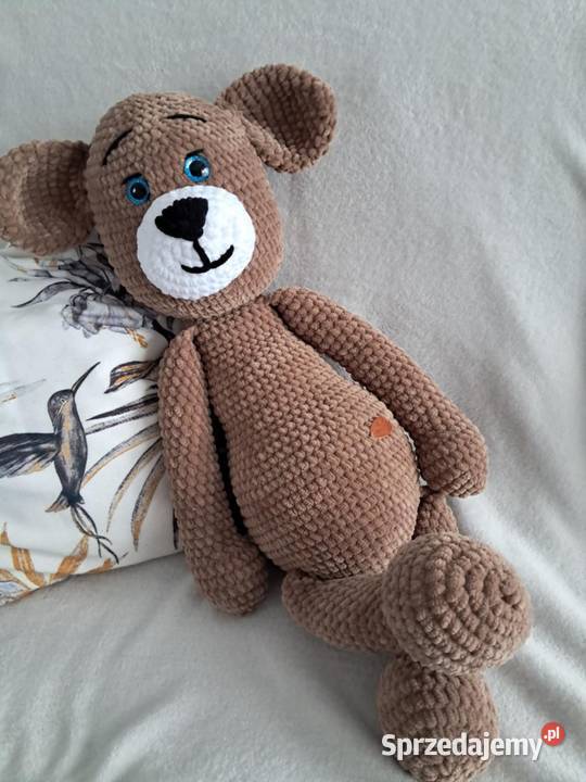 Duży ręcznie robiony miś