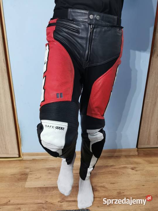 Sprzedam motocyklowe spodnie skórzane FLM warmińsko-mazurskie Iława