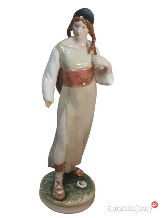 Stara figurka kobiety w sukni w stylu Cieszyn sprzedam