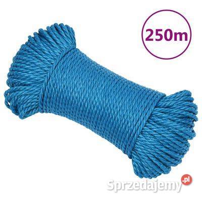vidaXL Linka robocza niebieska 3 mm 250 m mazowieckie