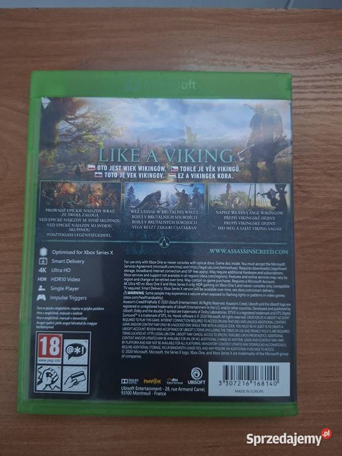 Gra Assassins Creed Valhalla XBOX Warszawa