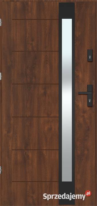 Drzwi zewnętrzne THERMO DIAMOND LUMINA 1 NERO Częstochowa