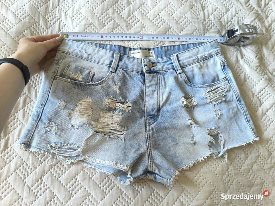 Krótkie spodenki szorty Zara Zara Spodnie Biała Podlaska