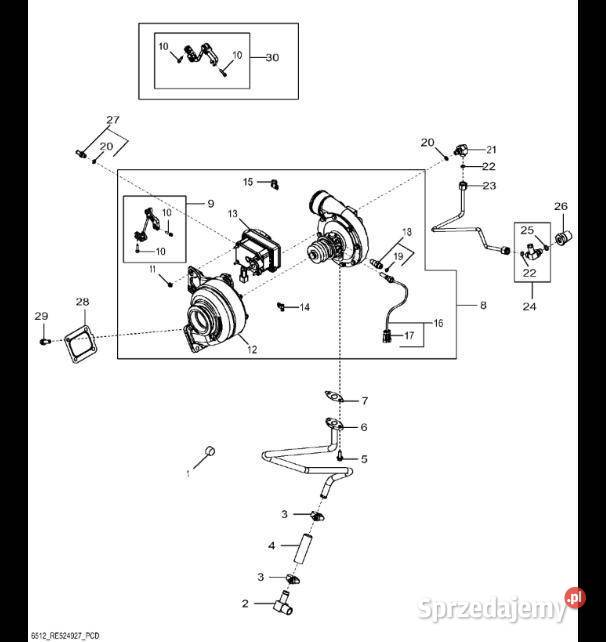 RE538121 John Deere 8345R Obudowa