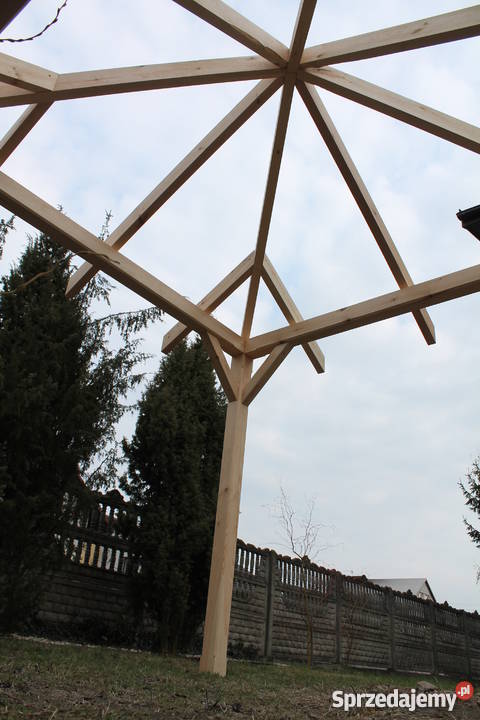 Altana KONSTRUKCJA ALTANY 34x34m Altanka Pergola