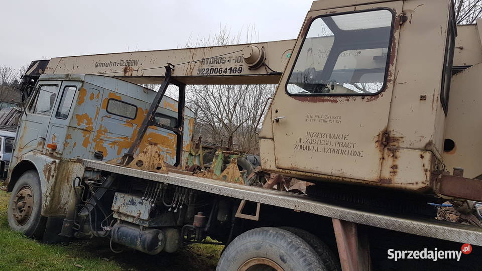 Dźwig żuraw Jelcz 10T HYDROS T101 315M sprawny Samochody ciężarowe Kruków