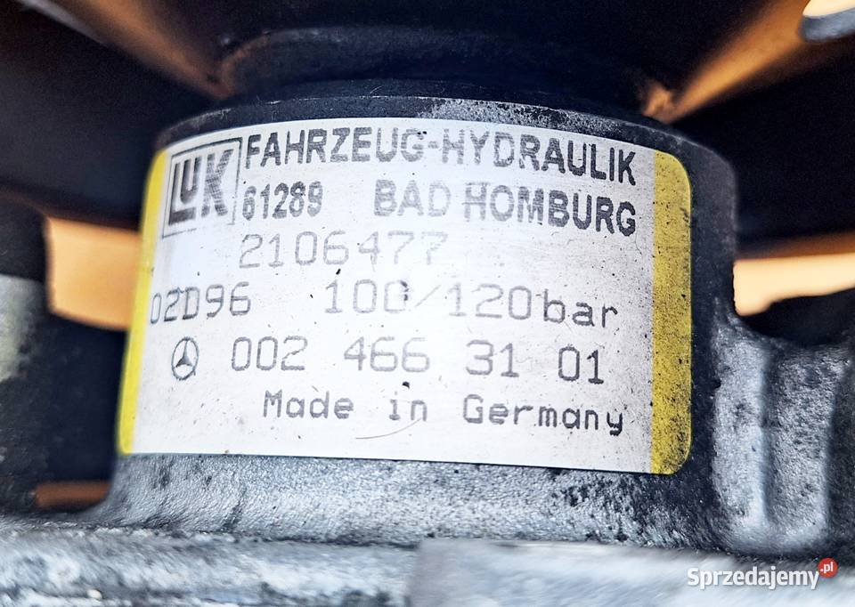 MERCEDES POMPA WSPOMAGANIA LUK 0024663101 osobowe mazowieckie