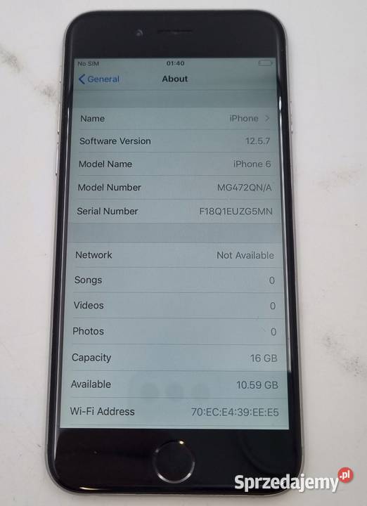 Apple Iphone 6 16GB Sprawny ładny Warszawa sprzedam