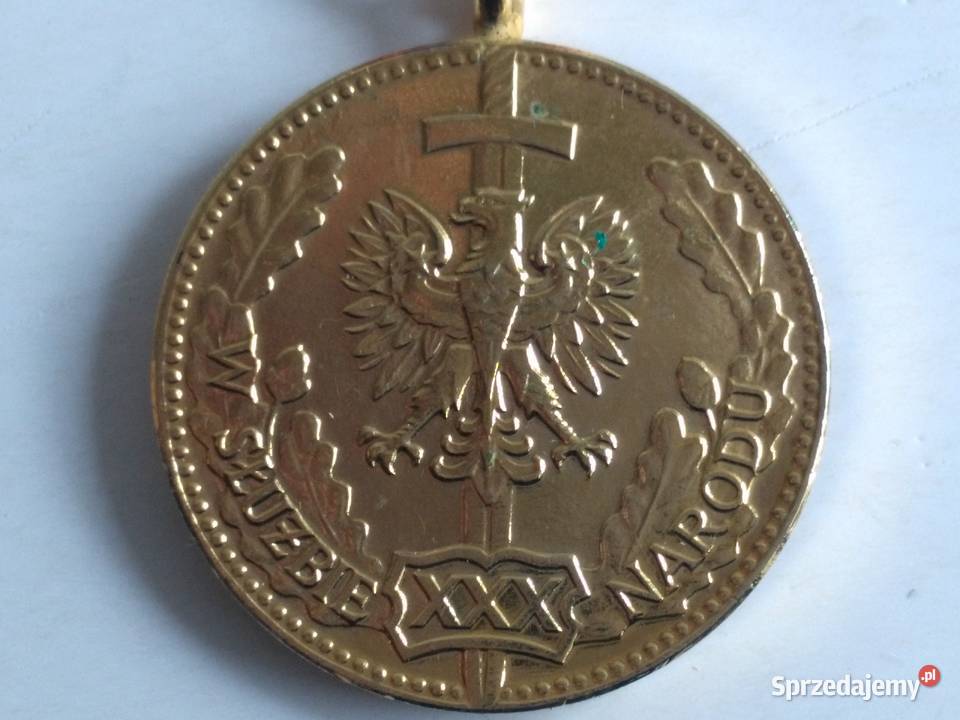2 x Medal MSW XX i XXX lat SŁUŻBIE NARODU PRL Dąbrowa Górnicza