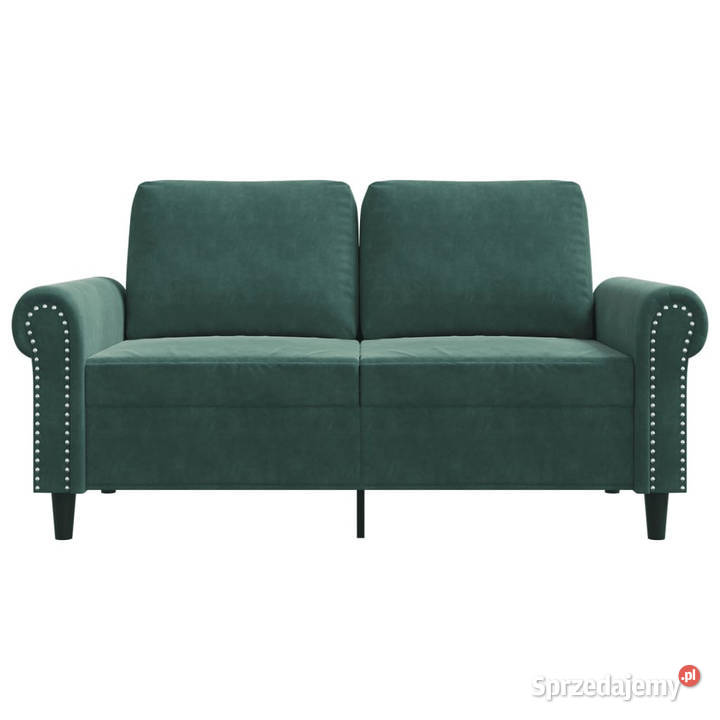 Sofa 2osobowa ciemnozielona 120 tapicerowana Warszawa