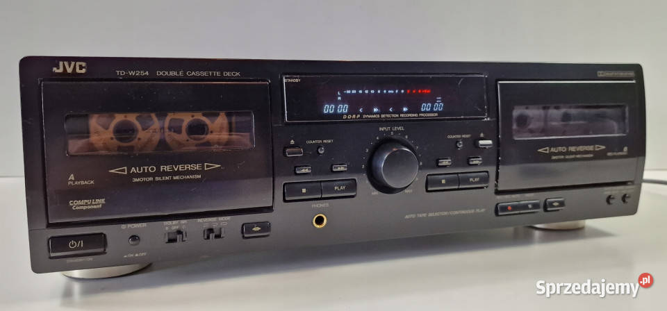 Magnetofon catette deck JVC TD W 254 TDW254 Międzychód sprzedam