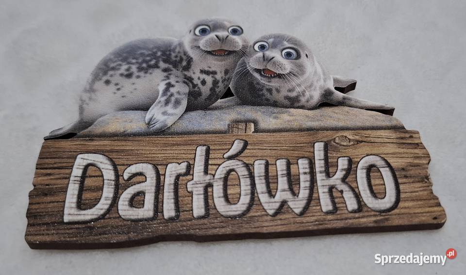Magnes na lodówkę Darłówko Foki 9x7 Kolekcje śląskie Czeladź