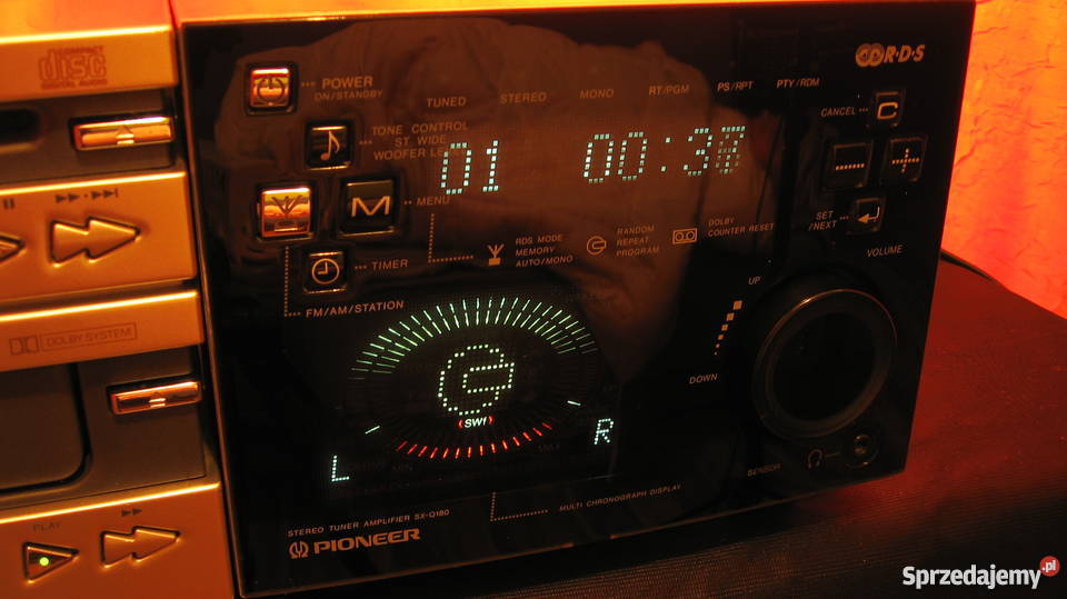 PIONEER sxq180pdcq180 WIEŻA wzmacniacz