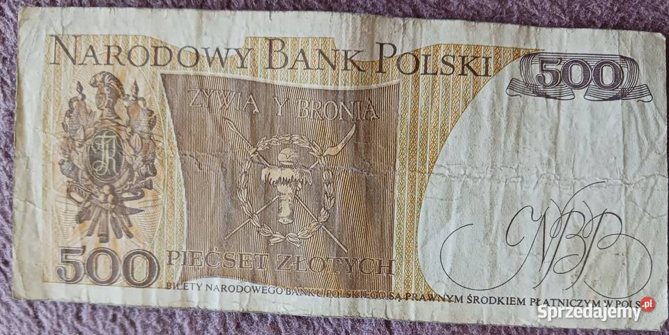 500 T Kościuszko seria EK 1VI1982 r Numizmatyka wielkopolskie