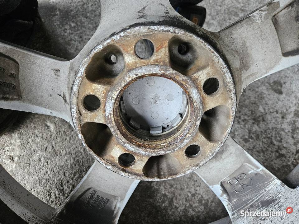 Alofelgi brock 5x112 z oponami 2454017 vw audi Prochowice sprzedam