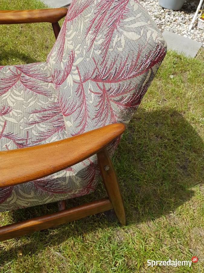 Fotel z okresu PRL model Kędziorek model GFM87 65cm Szczecin