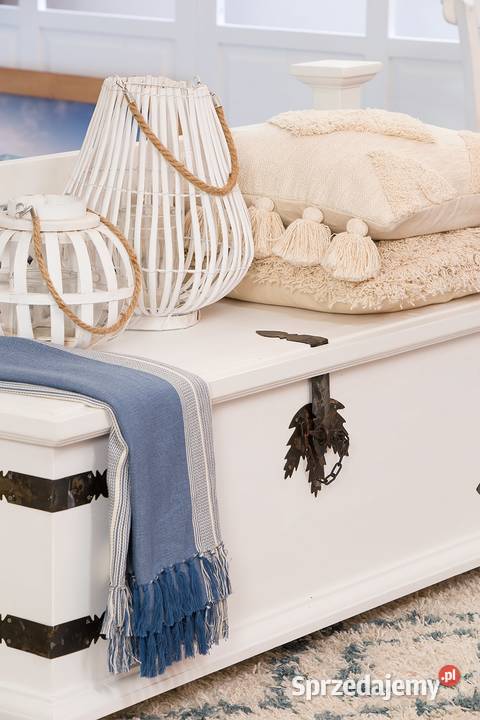 Biała skrzynia drewniana COS 04 Pozostałe Maków Podhalański