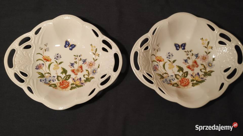 Aynsley Cottage Garden 3 miski ażurowe NOWE Piła