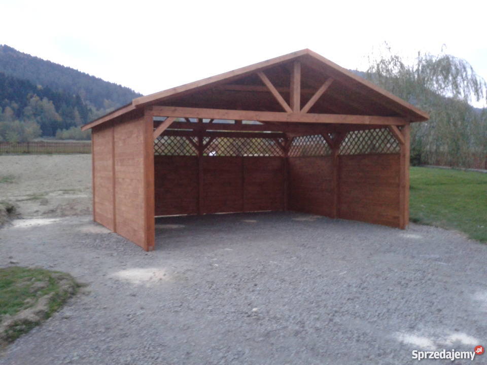 Wiata zadaszenie garaż wiata garażowa szopa Jordanów