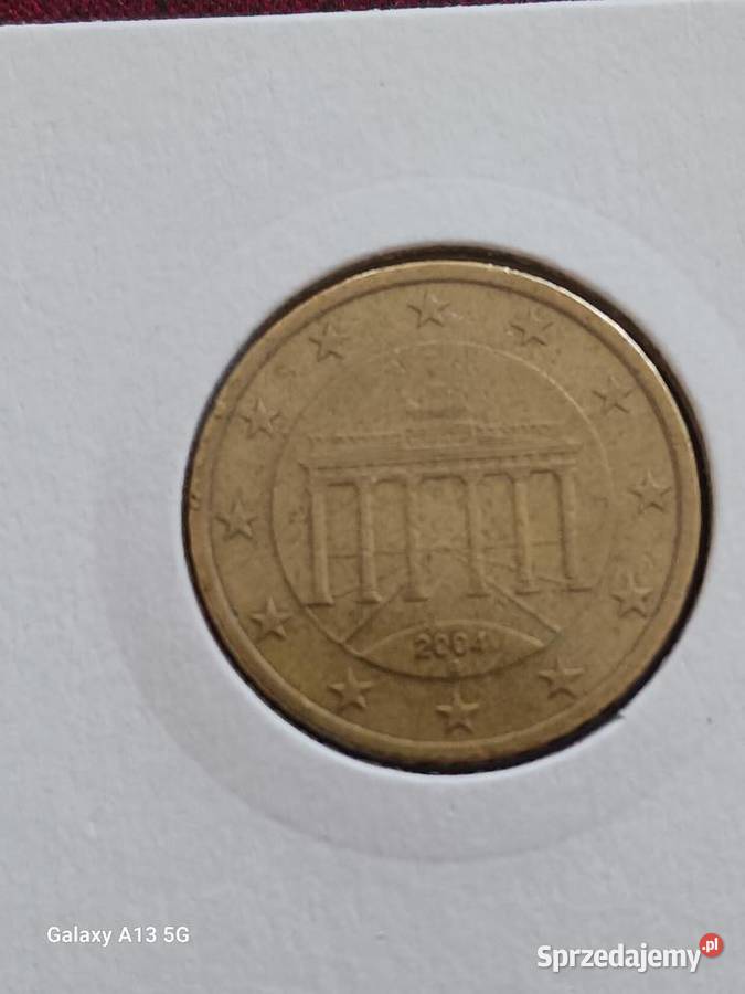 50 Eurocentów Niemcy 2004 r men G Konin