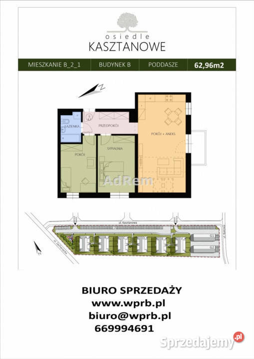 Mieszkanie Święta Katarzyna Kasztanowa 6297m2