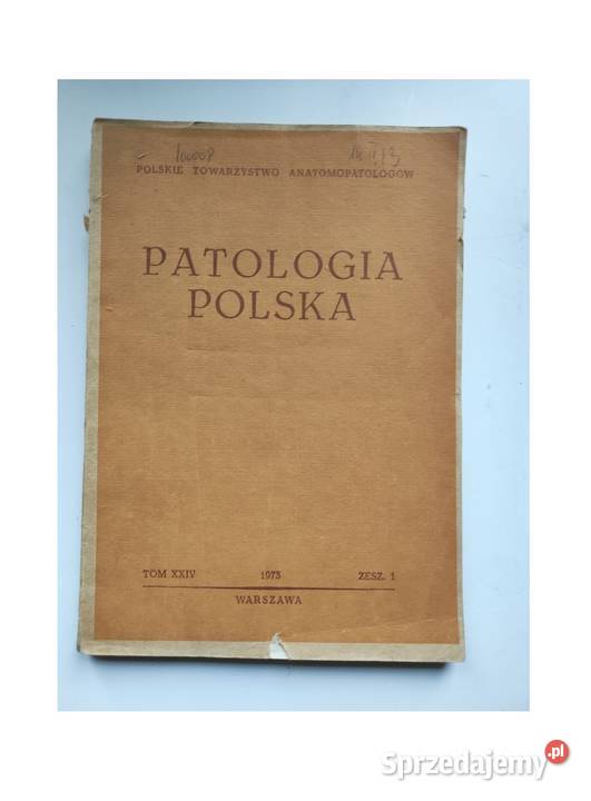 Patologia Polska czasopismo patomorfologia 1972 świętokrzyskie Kielce