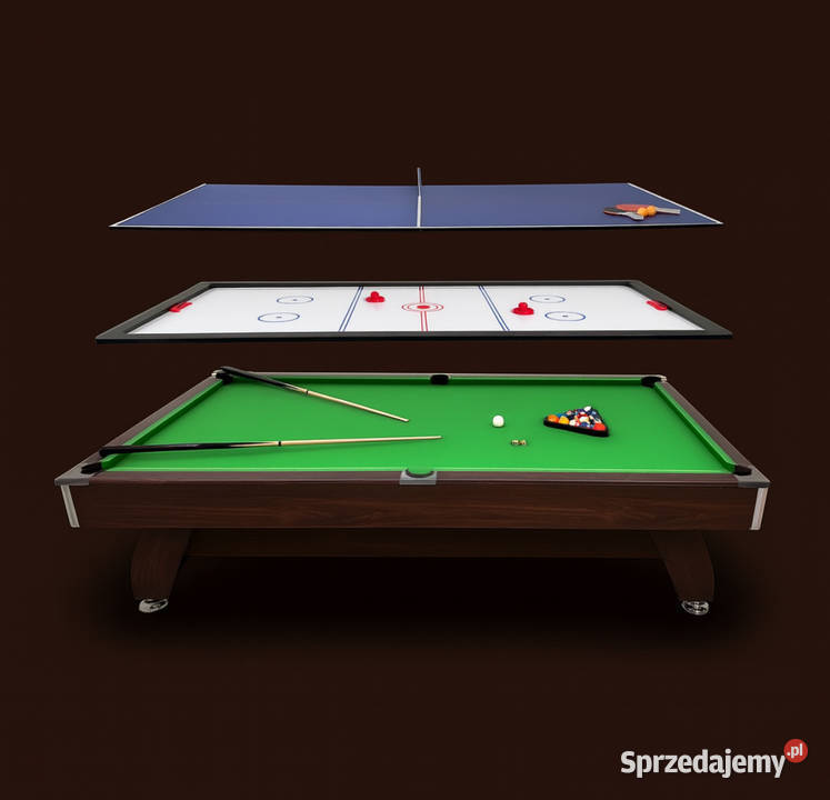 Stół bilardowy 9ft 275x155 Ping pong i cymbergaj Kościan