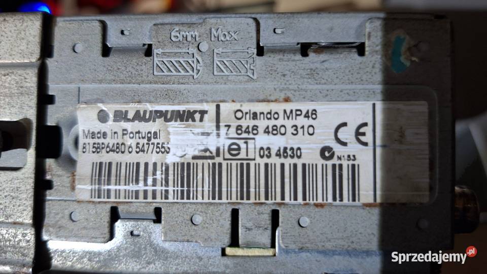 Radio CD blaupunkt Orlando Mp46 Opole sprzedam