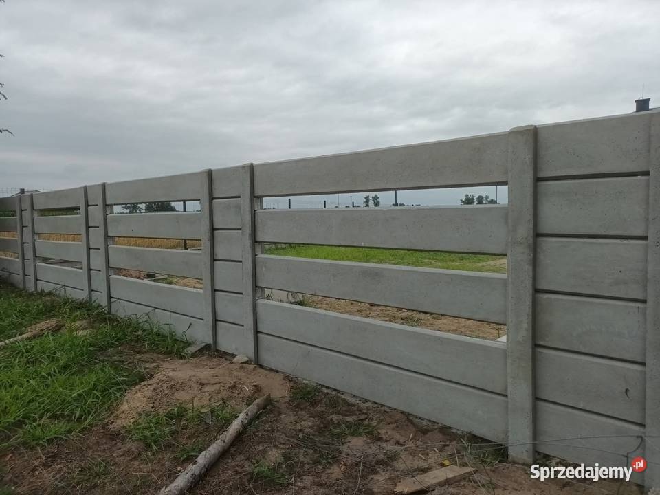 Ogrodzenia betonowe Producent Montaż Bolesławiec