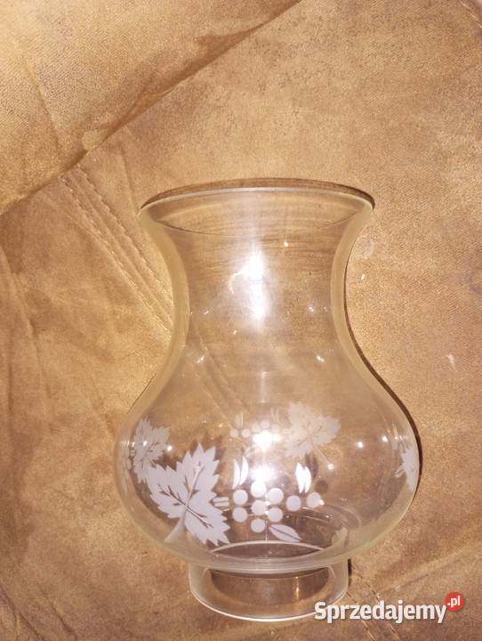 Pięknie zdobiony klosz do lampy komin Biłgoraj sprzedam