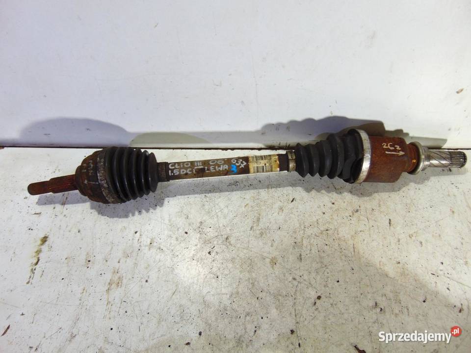 PÓŁOŚ LEWA RENAULT CLIO III 15 8200499585 Części samochodowe