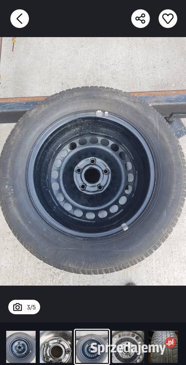 Pełnowymiarowe koło passat audi seat 20555R15 Laskowa