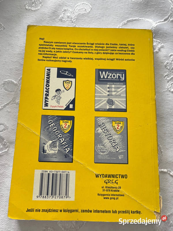 Leksykon lektur szkolnych gimnazjum prezent Podręczniki śląskie Bielsko-Biała sprzedam