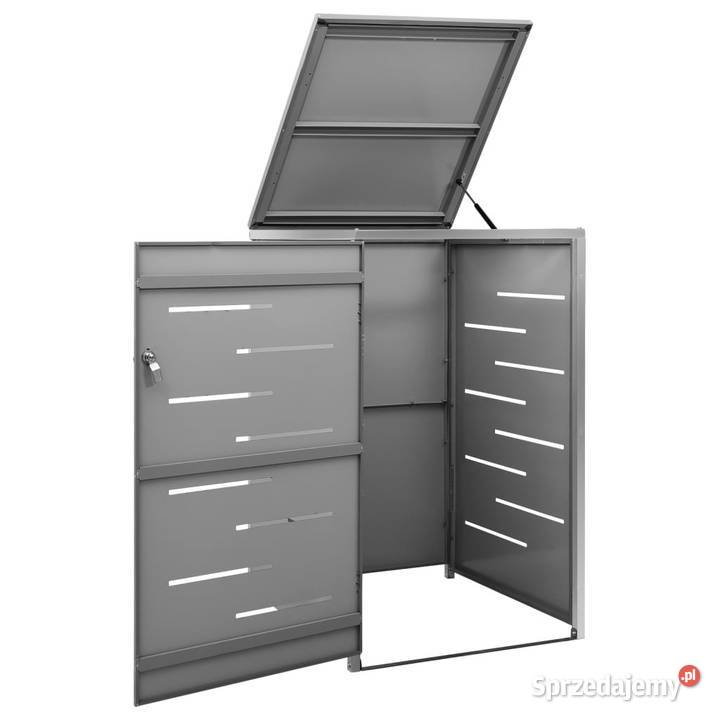 Osłona na 1 kosz na śmieci 69x775x1125 stal mazowieckie Warszawa
