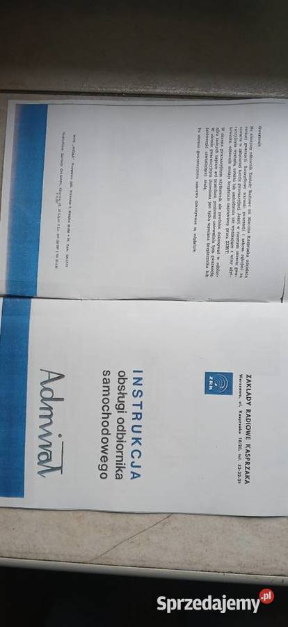 Radio samochodowe instrukcja obsługi Kraków