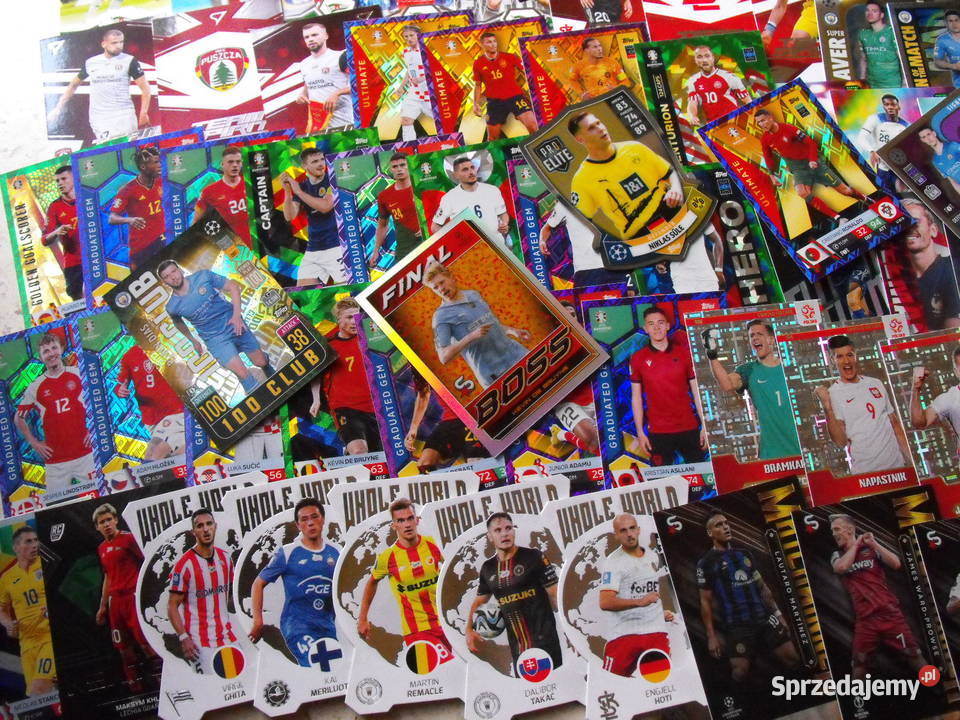 Karty piłkarskie TOPPS PANINI Super zestaw 225 Mykanów