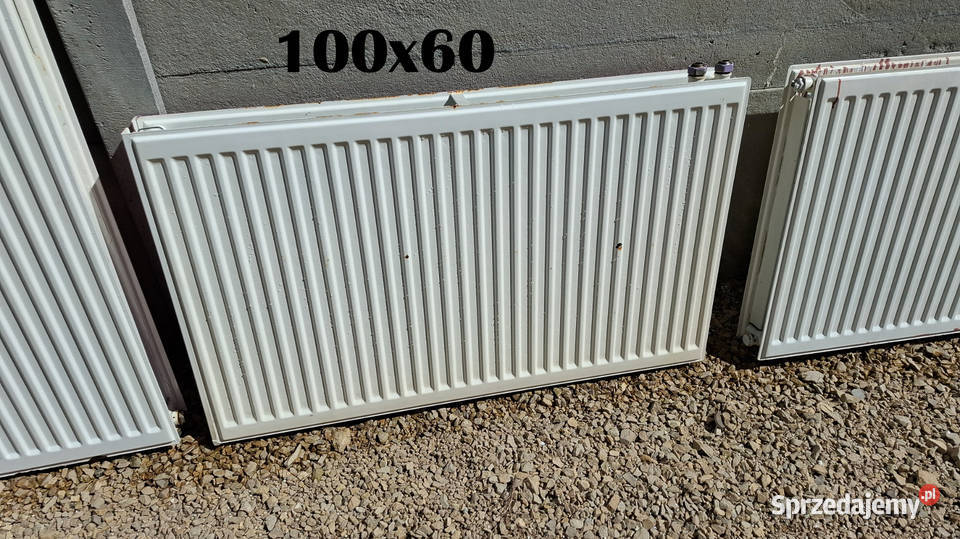 Grzejnik Kaloryfer termostat 160x602 100x60 śląskie Kłomnice