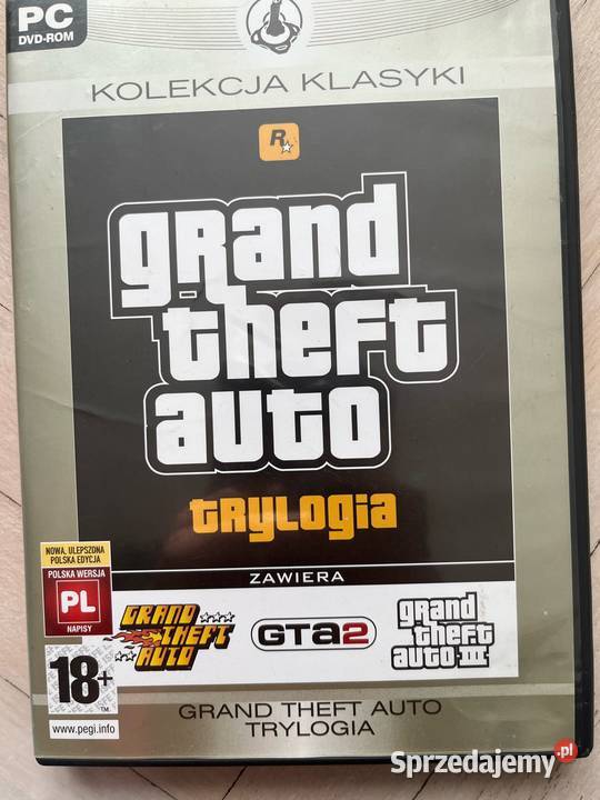 Gradnd theft auto trylogia gra PC Chełm