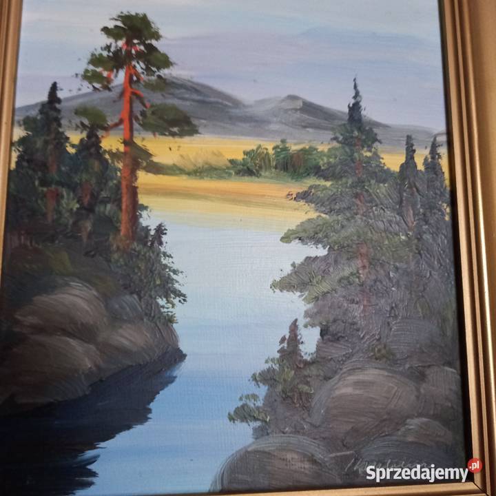 obraz olejny krajobraz Gorzów Wielkopolski sprzedam