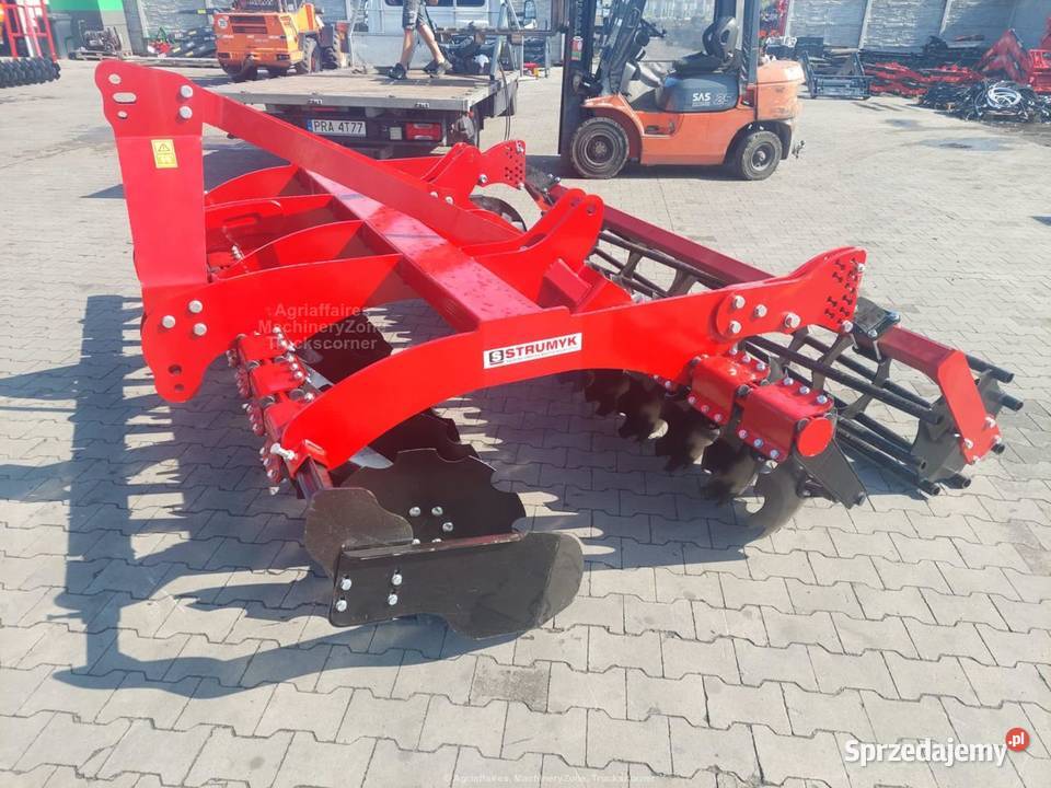 Brona talerzowa MEGA Strumyk rozstaw 1200 mm nieuszkodzony Rogóźno