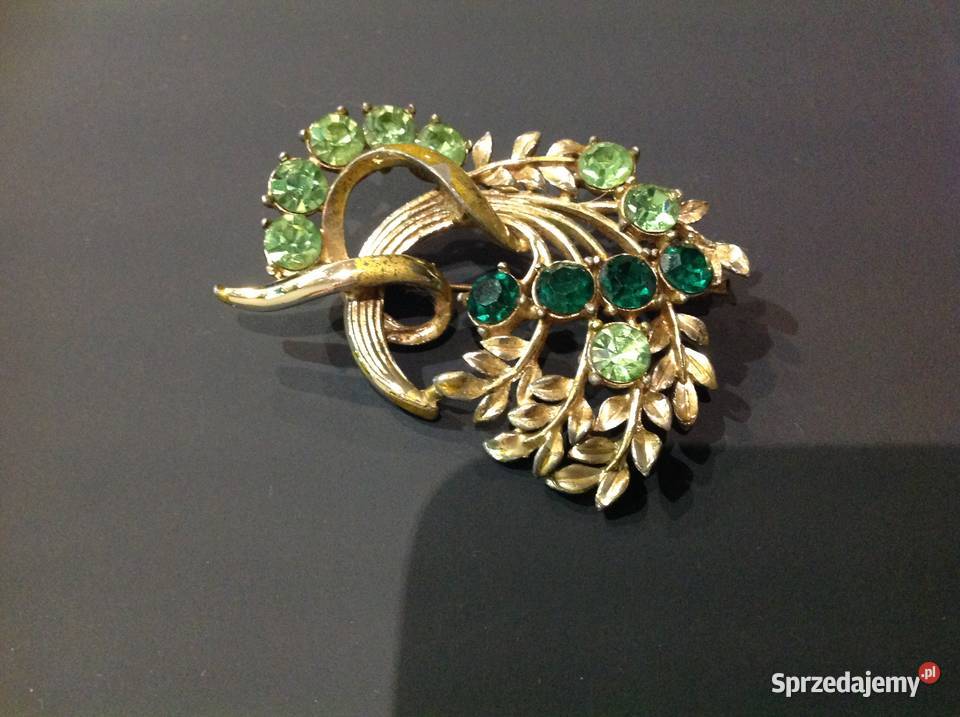 Broszka Damska Vintage sygnowana Nowa Sól