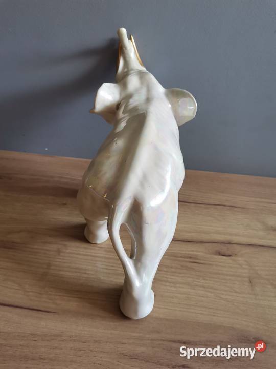 Stara figurka porcelanowa Słoń porcelana