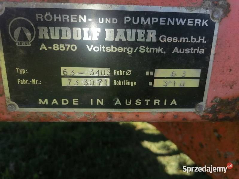 Deszczownia Bauer 310m nieuszkodzony Proszowice