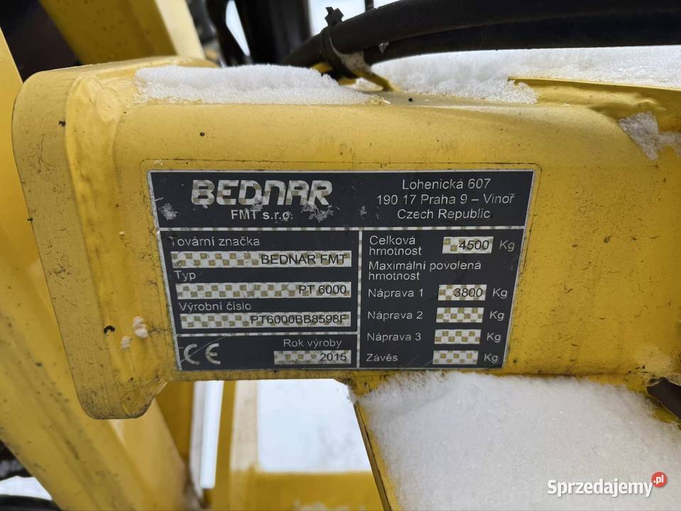 wały wał doprawiający bednar presspack pt 6m Wały wielkopolskie Strzydzew