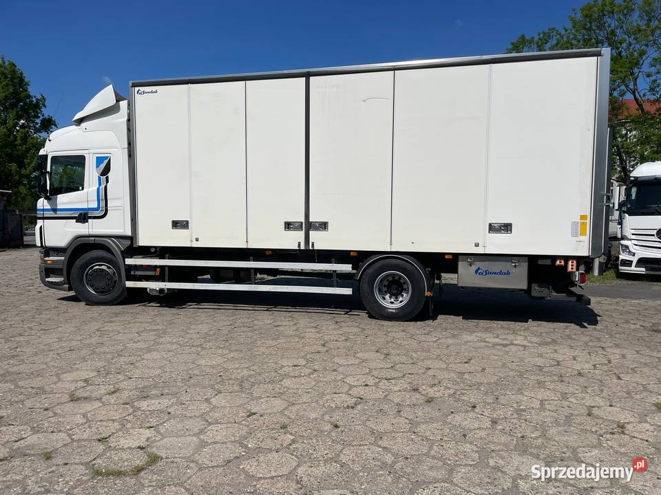 SCANIA G320 KONTENER IZOTERMA OTWIERANY BOK sprowadzony śląskie Częstochowa
