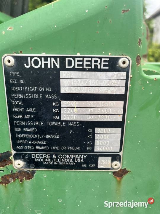 John Deere 6820AP Skrzynia biegów Automatyczna Nakło nad Notecią