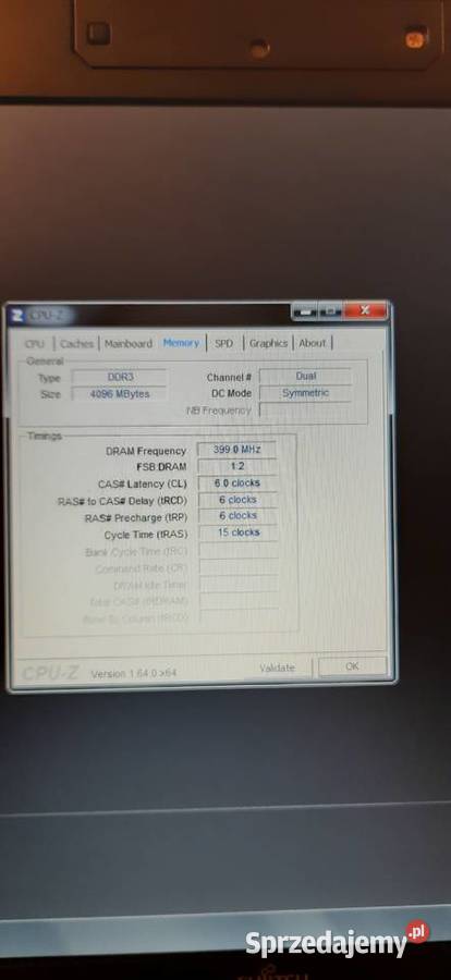 Laptop Fujitsu 2x200Gh 40 GB RAM HDD 320 GB Mińsk Mazowiecki