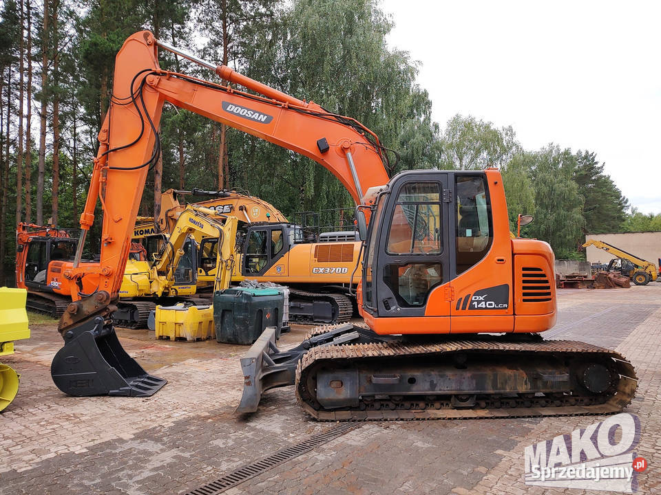 Doosan DX140LCR 8073 mtg DX 140 LCR DX140 CAT EC Klimatyzacja świętokrzyskie Ostrowiec Świętokrzyski